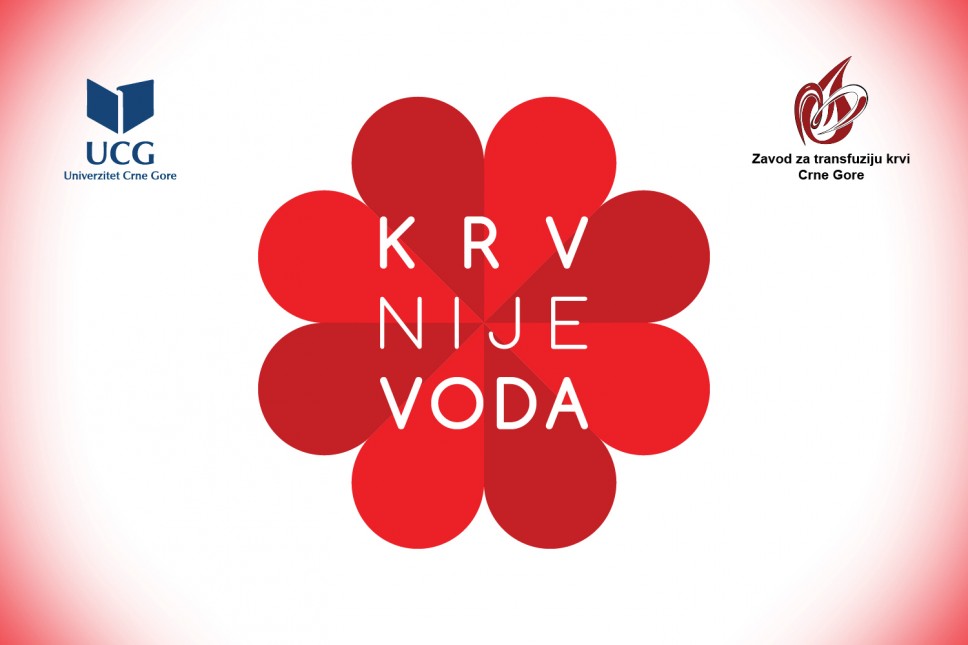 Poziv za dobrovoljnu akciju davanja krvi Univerziteta Crne Gore: Prijave do 13. juna