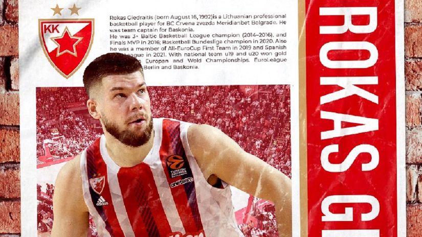 Zvanično: Rokas Gedraitis novo pojačanje Crvene zvezde