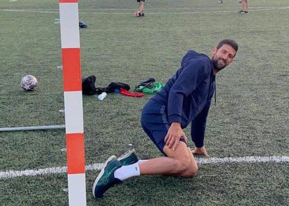 Đoković uživao na Žabljaku; igrao fudbala sa mališanima