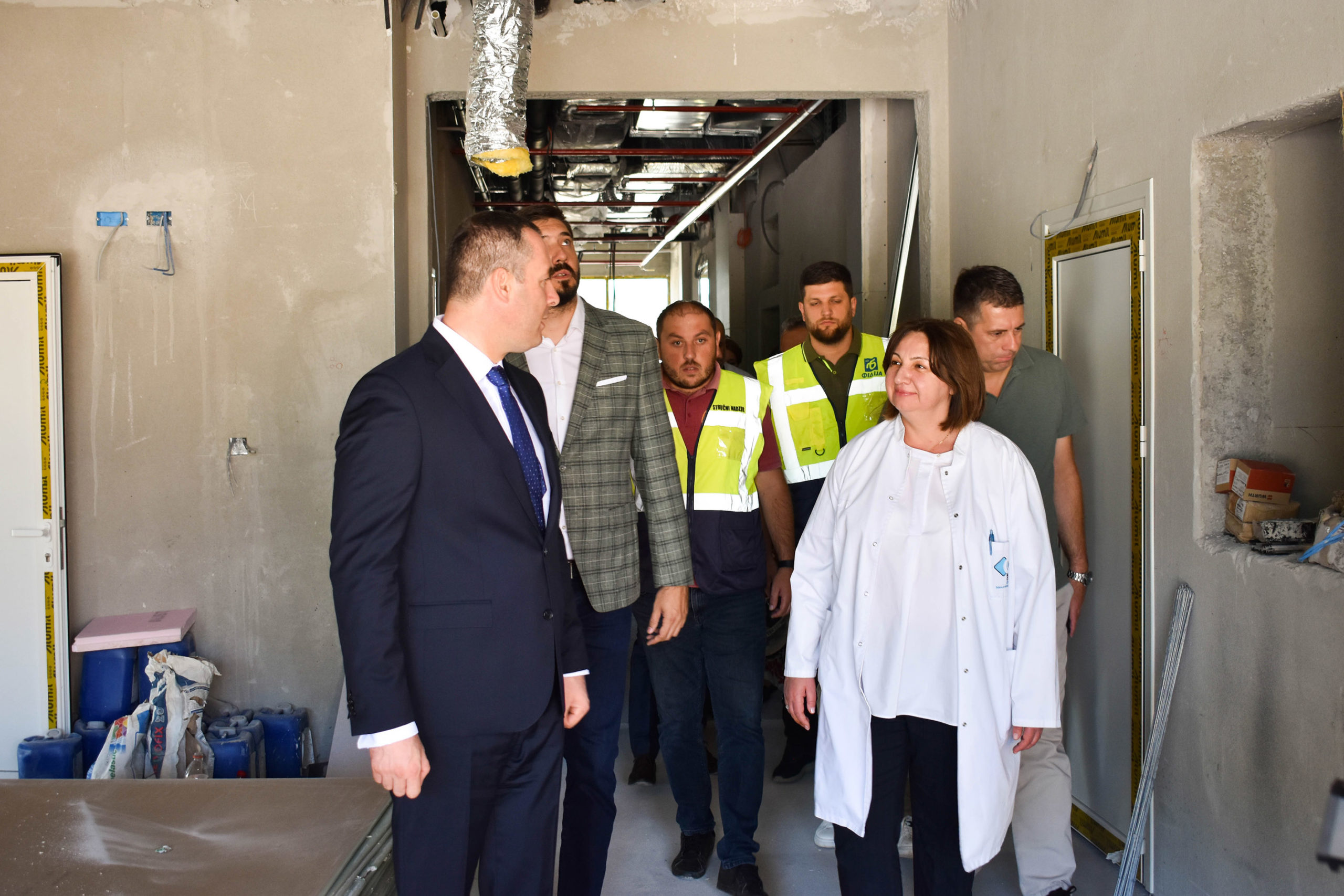 Šćekić i Radulović: Obišli gradilište buduće klinike za mentalno zdravlje