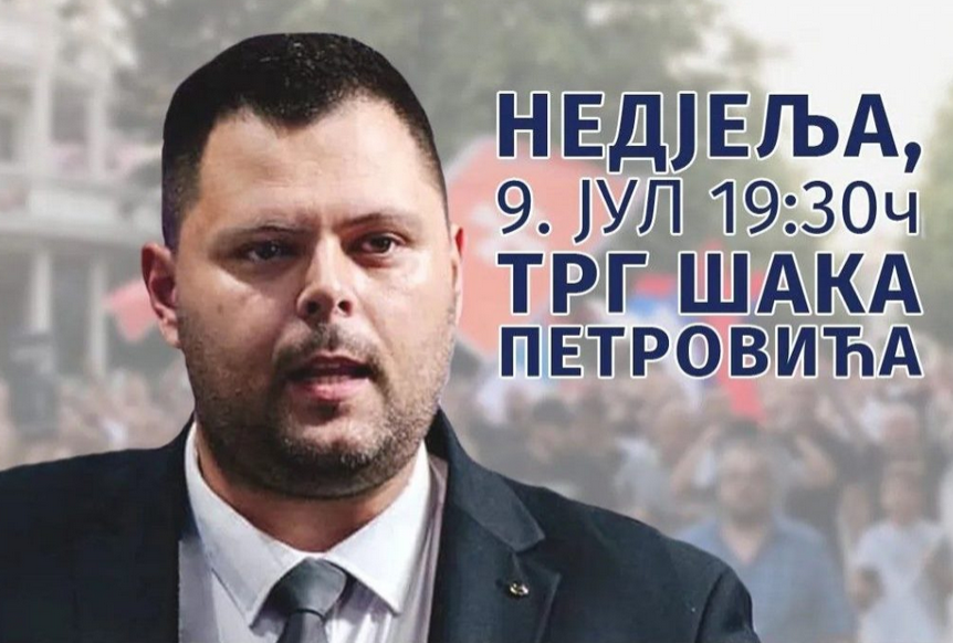 Večeras u 19:30: Šetnja podrške predsjedniku opštine Nikšić Marku Kovačeviću