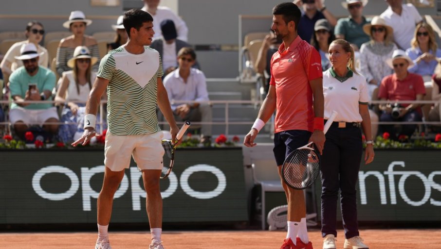 ATP lista: Đoković i dalje juri Alkaraza