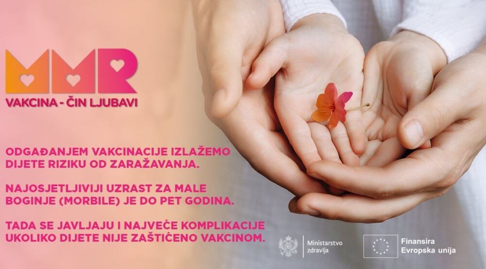 Zabrinjavajući nizak procenat djece koja su zaštićena MMR vakcinom