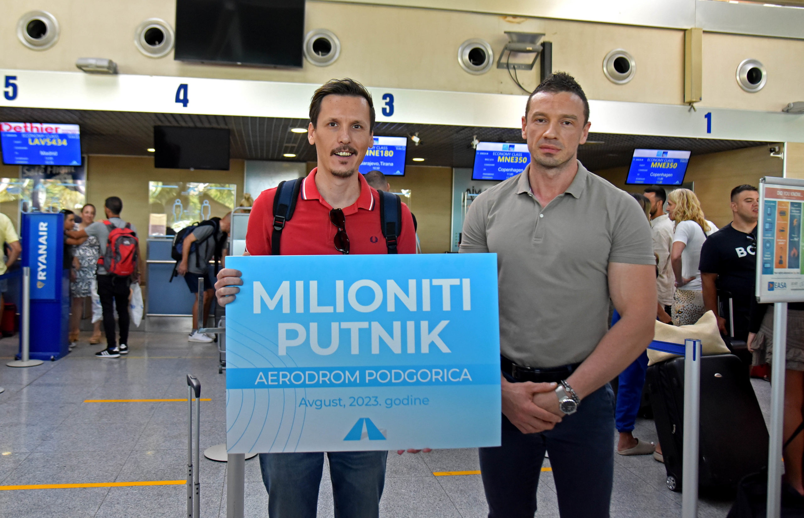 Oboren rekord: Aerodrom Podgorica već ima milionitog putnika