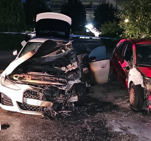 Uhapšeni Danilovgrađani zbog podmetanja požara na BMW-u