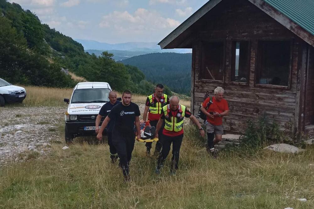Belgijanka povrijedila nogu na Durmitoru, spasila je Gorska služba