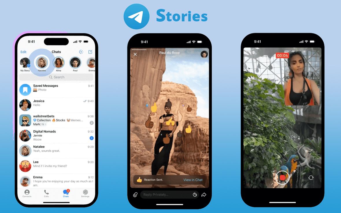 Telegram Stories dostupan svima