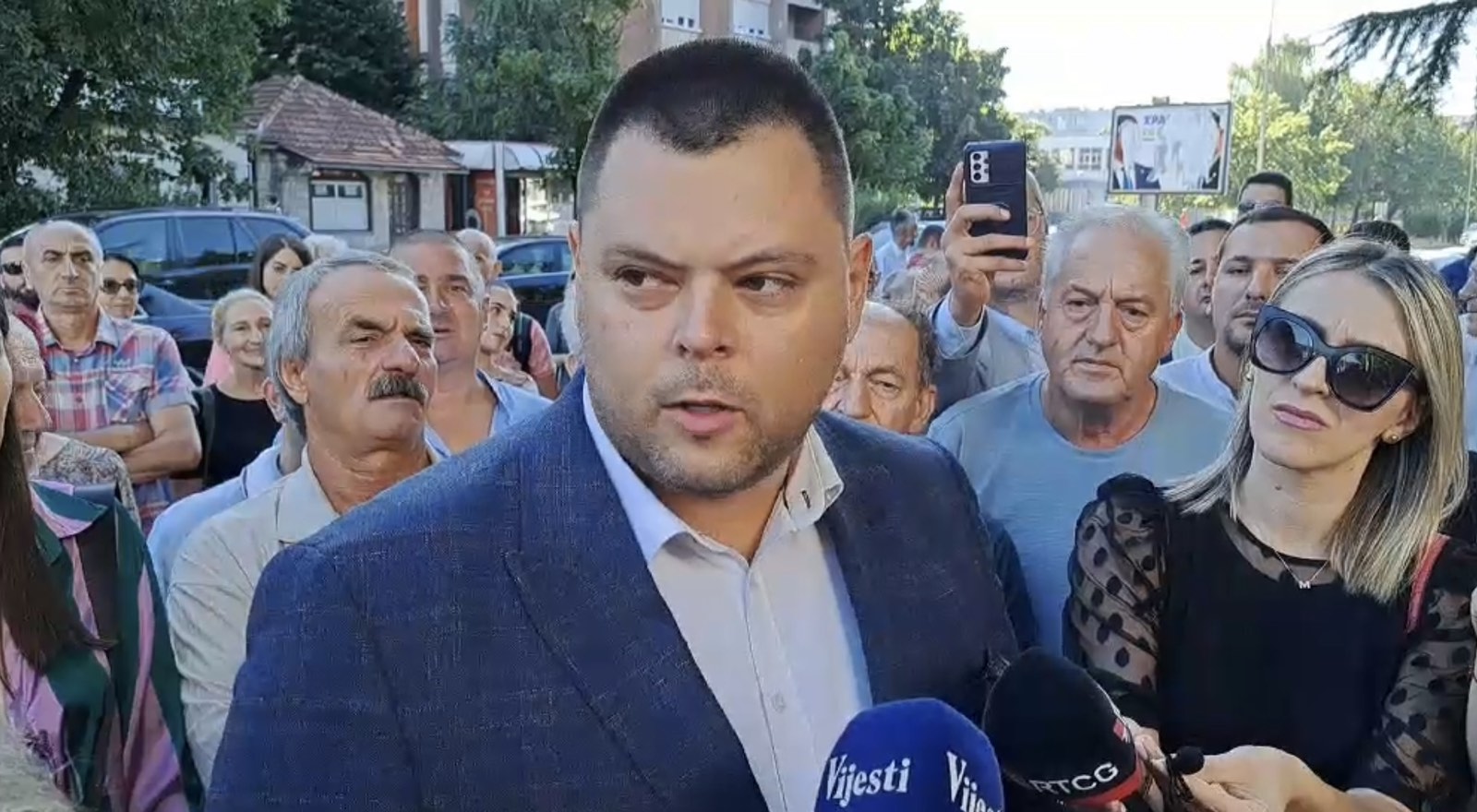 Marko Kovačević za BORBU poslije saslušanja u Tužilaštvo: Nijesu nas ispratili na traktorima kako su obećali, ovo je udar na sve Srbe!