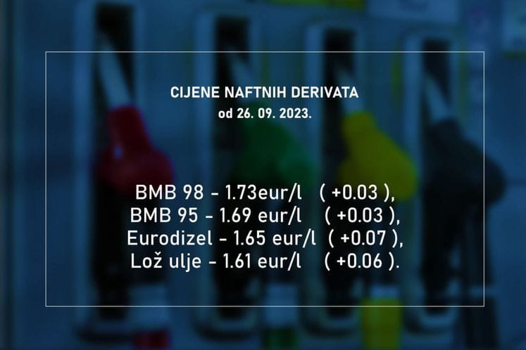 Ovo su nove cijene goriva, Vlada za sada bez konkretnih poteza