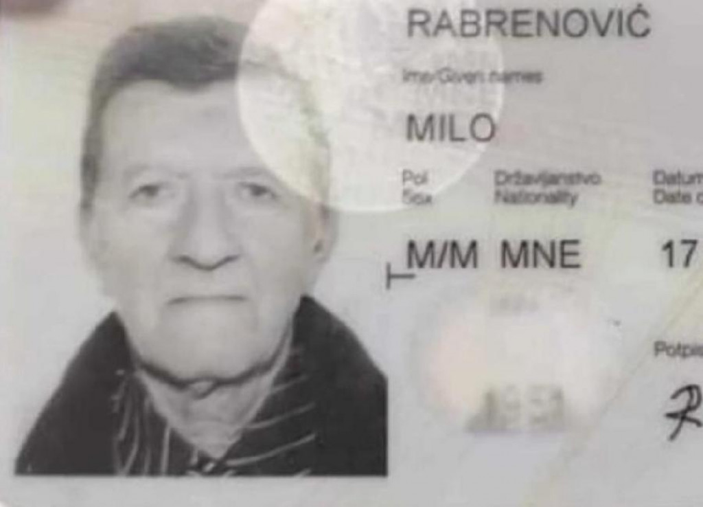 Nestao Milo Rabrenović, porodica traži pomoć