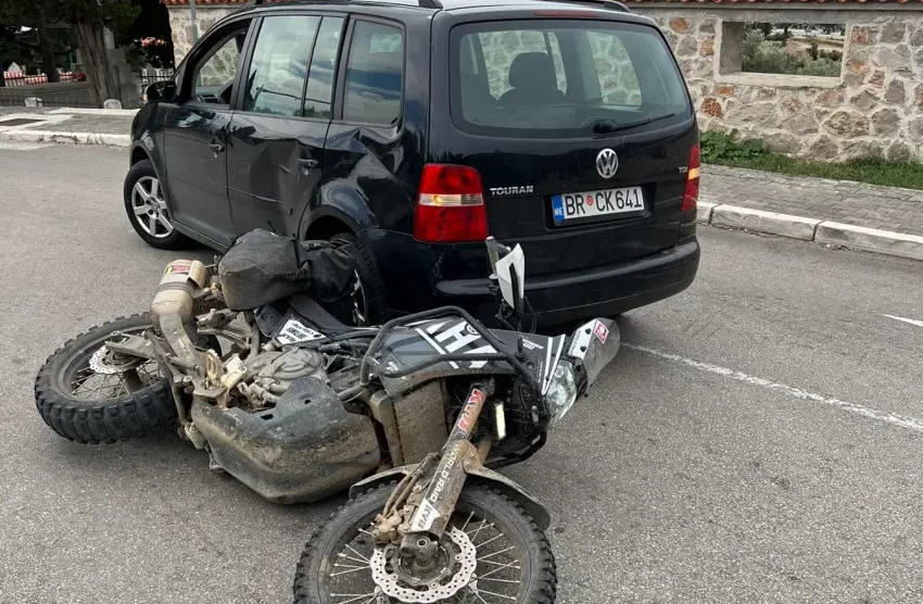 U udesu u Baru povrijeđen motociklista