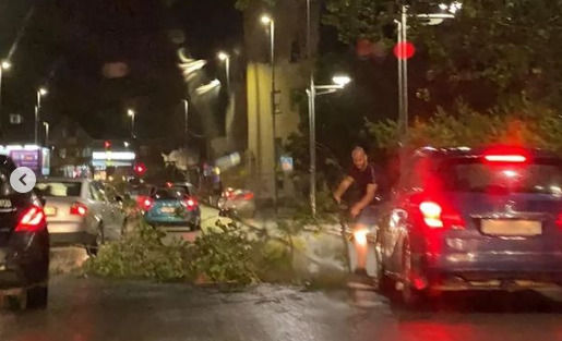 Olujni vjetar obarao stabla u Podgorici, Baru, Budvi…