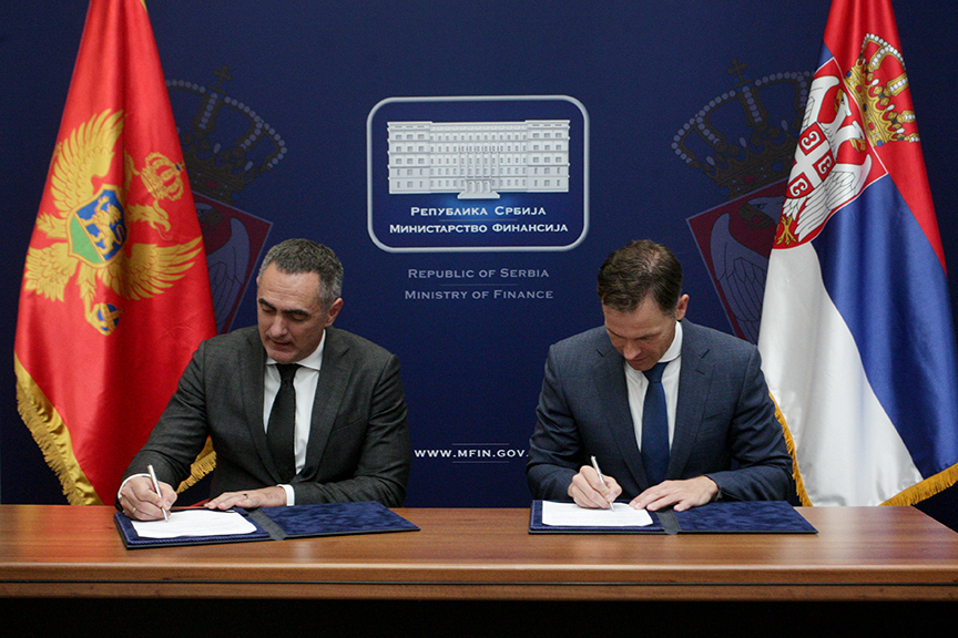 Damjanović sa Sinišom Malim: Srbija ustupa licencu centralizovanih platformi za e-fakture Crnoj Gori