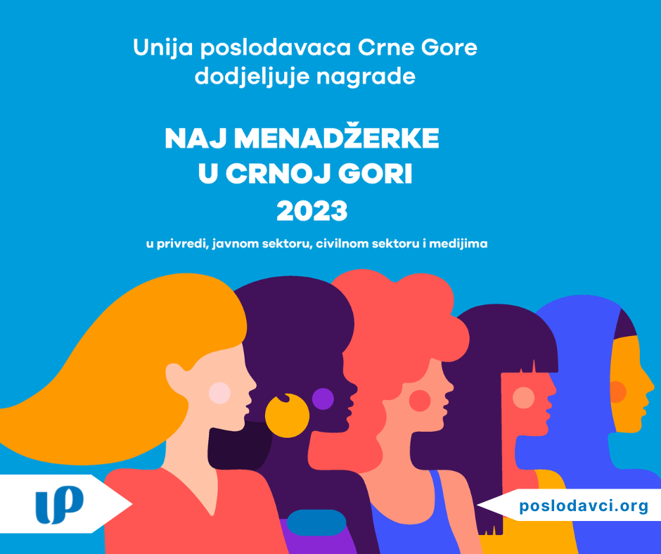 Raspisan konkurs za dodjelu nagrada „NAJ menadžerke u Crnoj Gori 2023“