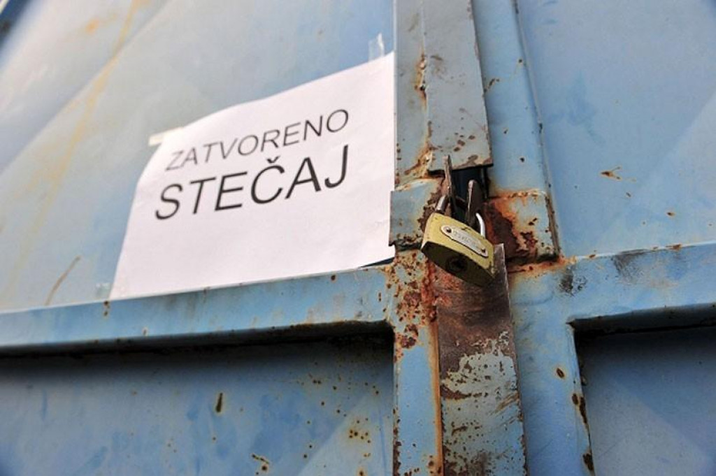 Za osam mjeseci propala 321 firma