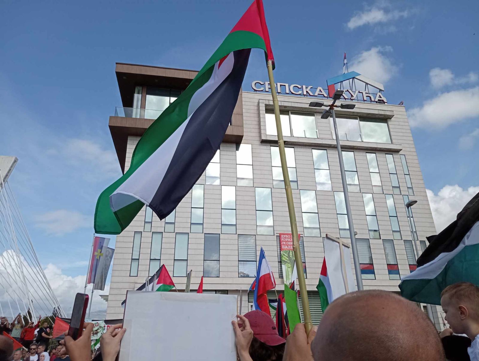 Skup podrške Palestini u Podgorici: Pozvali Milatovića da osudi genocid u Palestini
