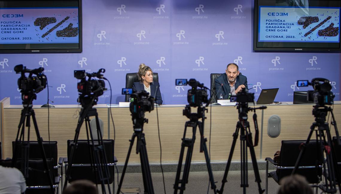 U Crnoj Gori više od polovine građana nije zainteresovano za politiku
