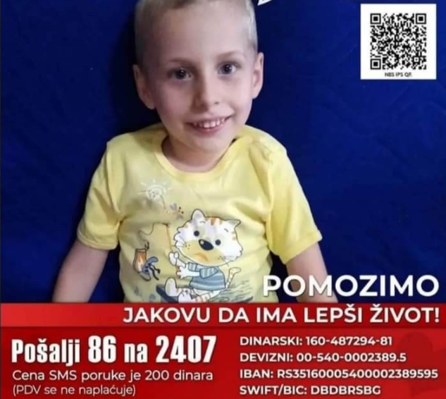 Pomozimo Jakovu da ima ljepši život