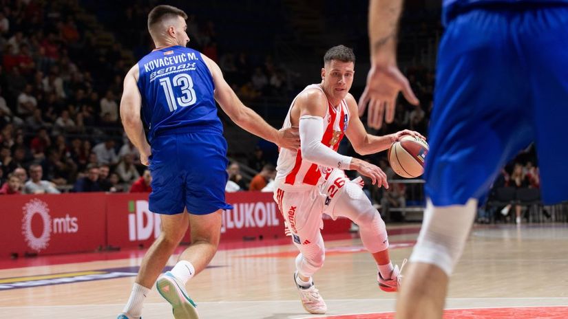 Zvezda bez velike potrošnje štriklirala Mornar i osamila se na čelu ABA lige
