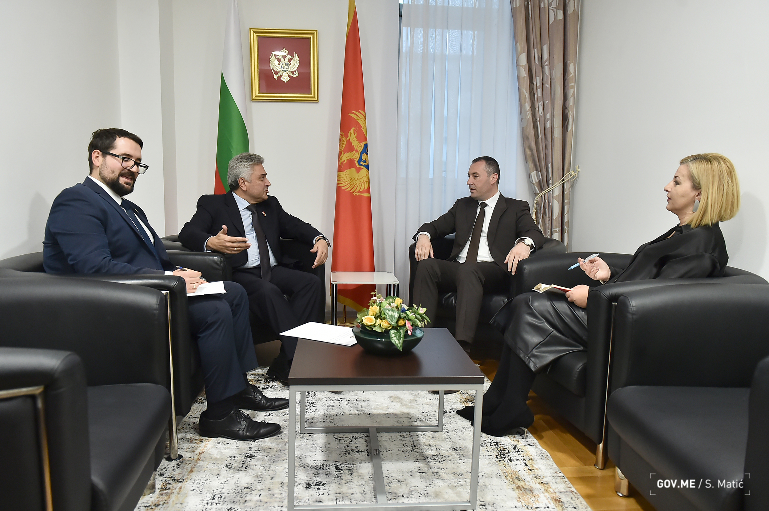 Šćekić sa ambasadorom Bugarske: Mlad čovjek je snažan impuls jedne države