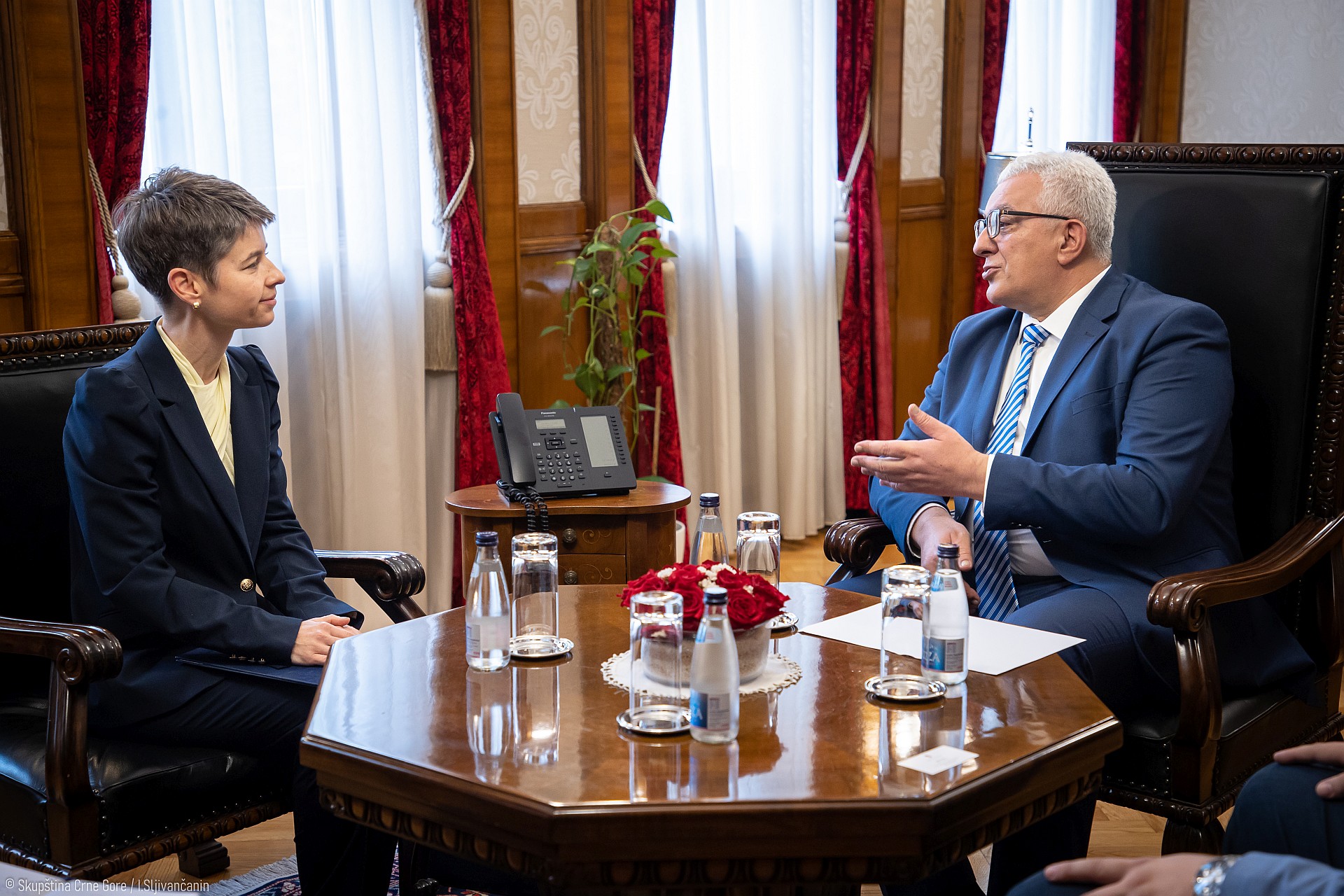 Mandić se sastao sa Mirom Vuiti: Brojni potencijali Crne Gore i Mađarske za unapređenje infrastrukture