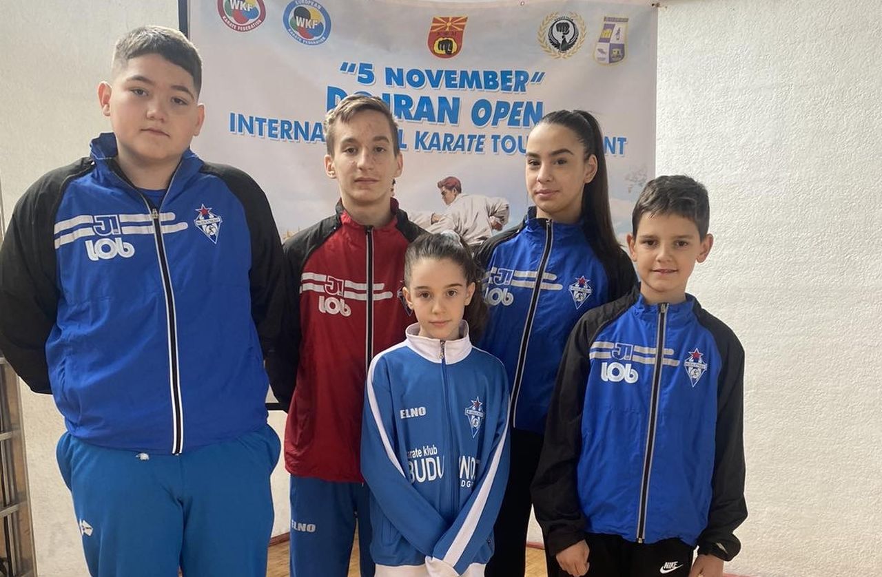 Budućnost osvojila sedam medalja na „Dorjan openu“