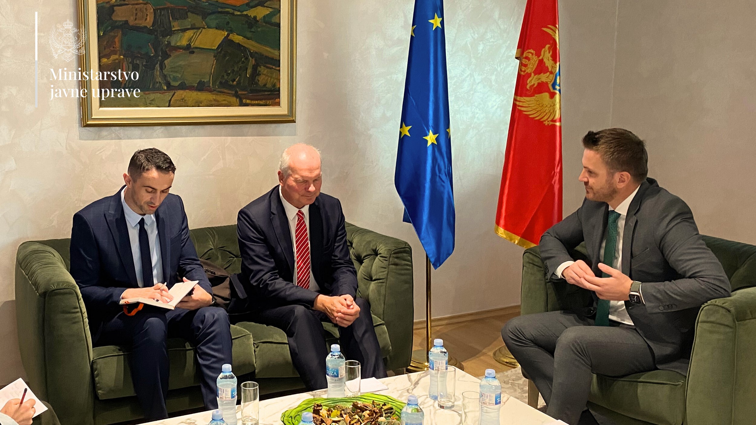Dukaj sa Milerom: Nastaviti razmjene iskustava u oblasti digitalizacije i sajber bezbjednosti