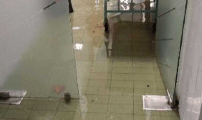 Poplavile prostorije Hitne pomoći u Tivtu