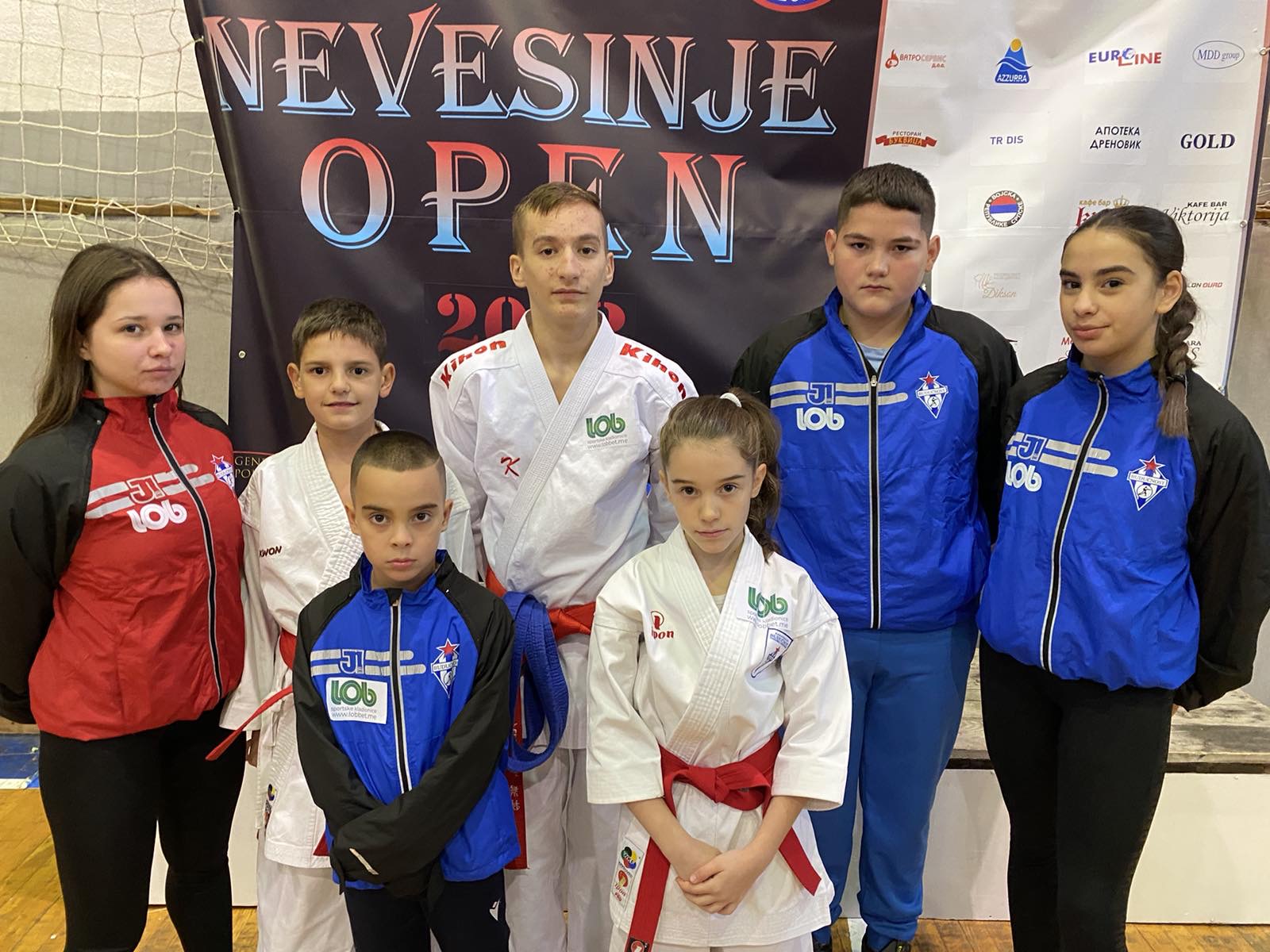 Karatistima Budućnosti 15 medalja u Nevesinju
