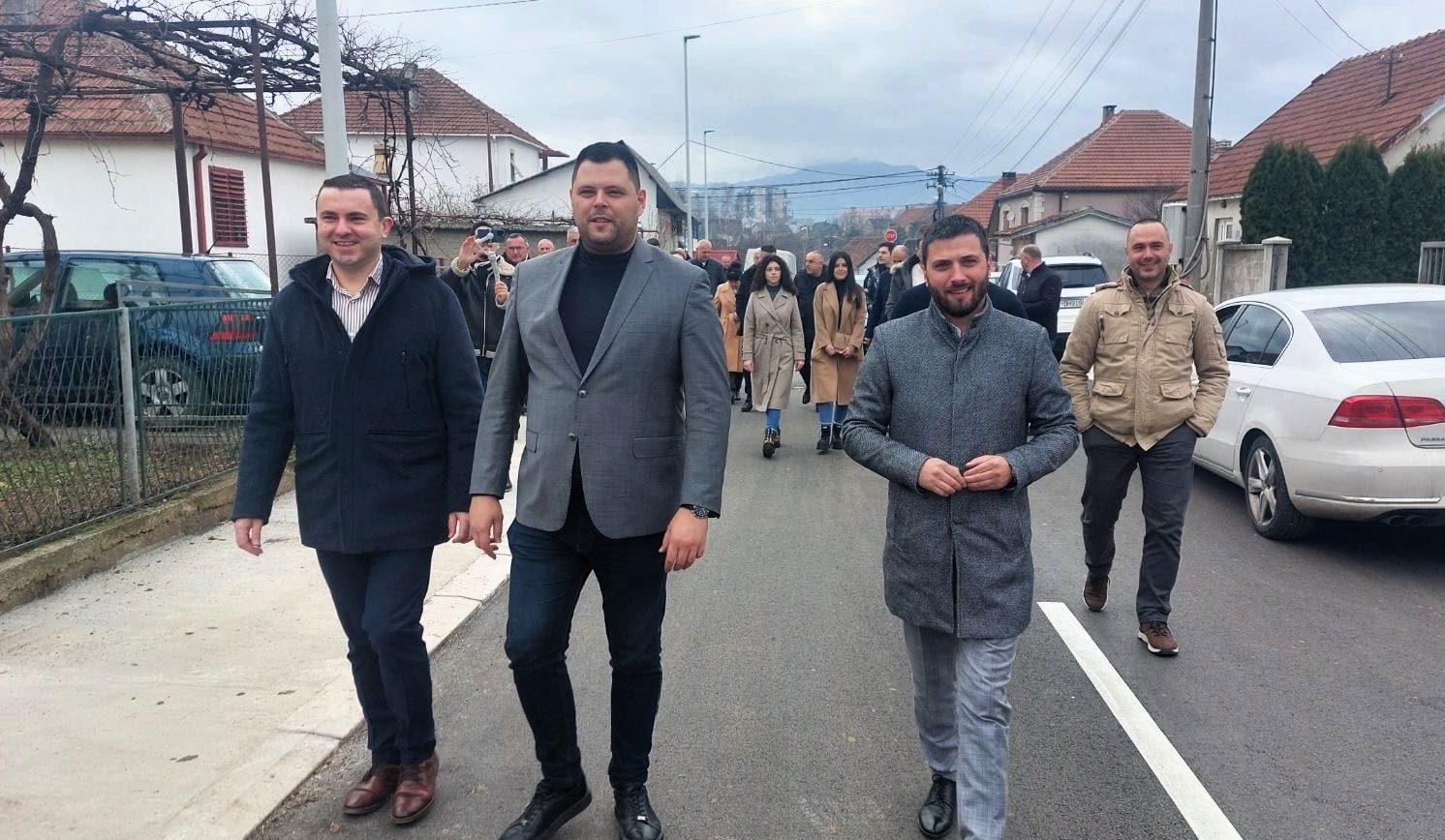 Kovačević: Praznični poklon mještanima Dragove Luke; Otvorena rekonstruisana Široka ulica