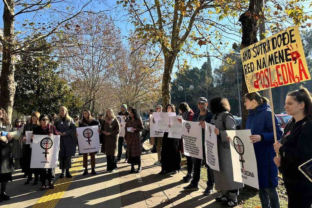 Održan protest Centra za ženska prava i GI „Poslednja kap“: Želimo da nas čuju i vide i premijer i poslanici