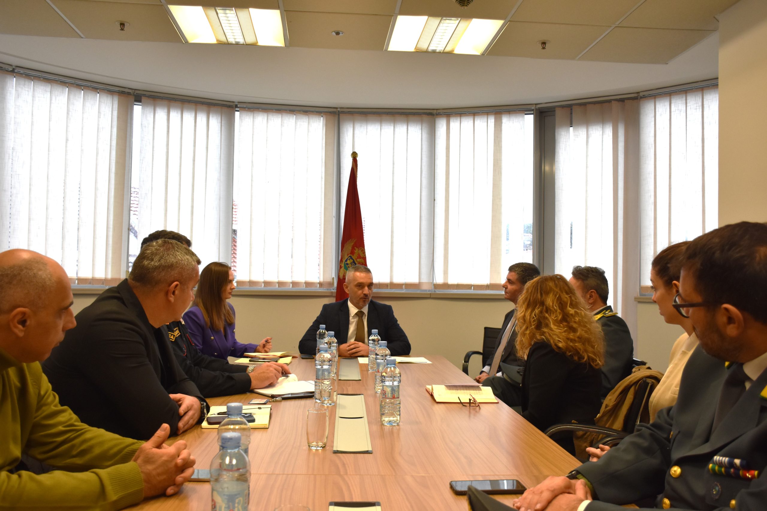 Brđanin sa delegacijom italijanske finansijske policije