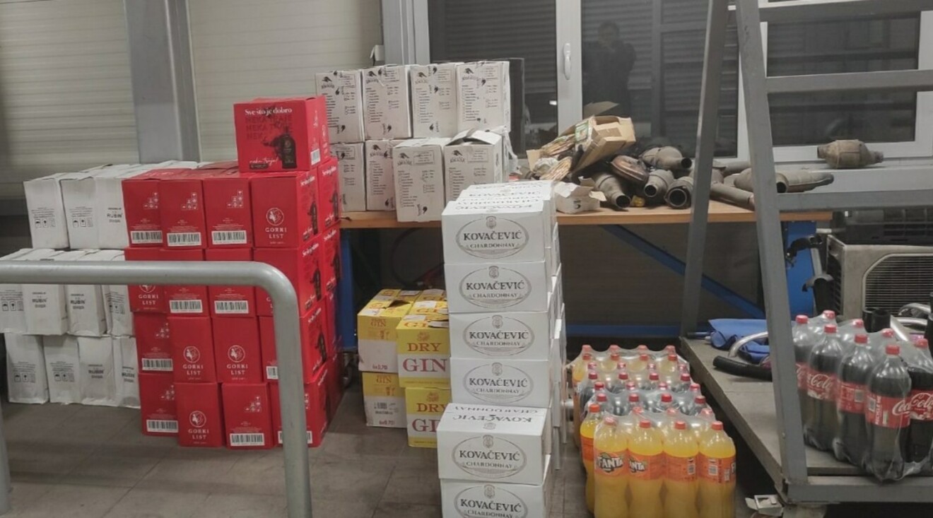 Na Dobrakovu oduzeta veća količina alkoholnih pića i gaziranih sokova