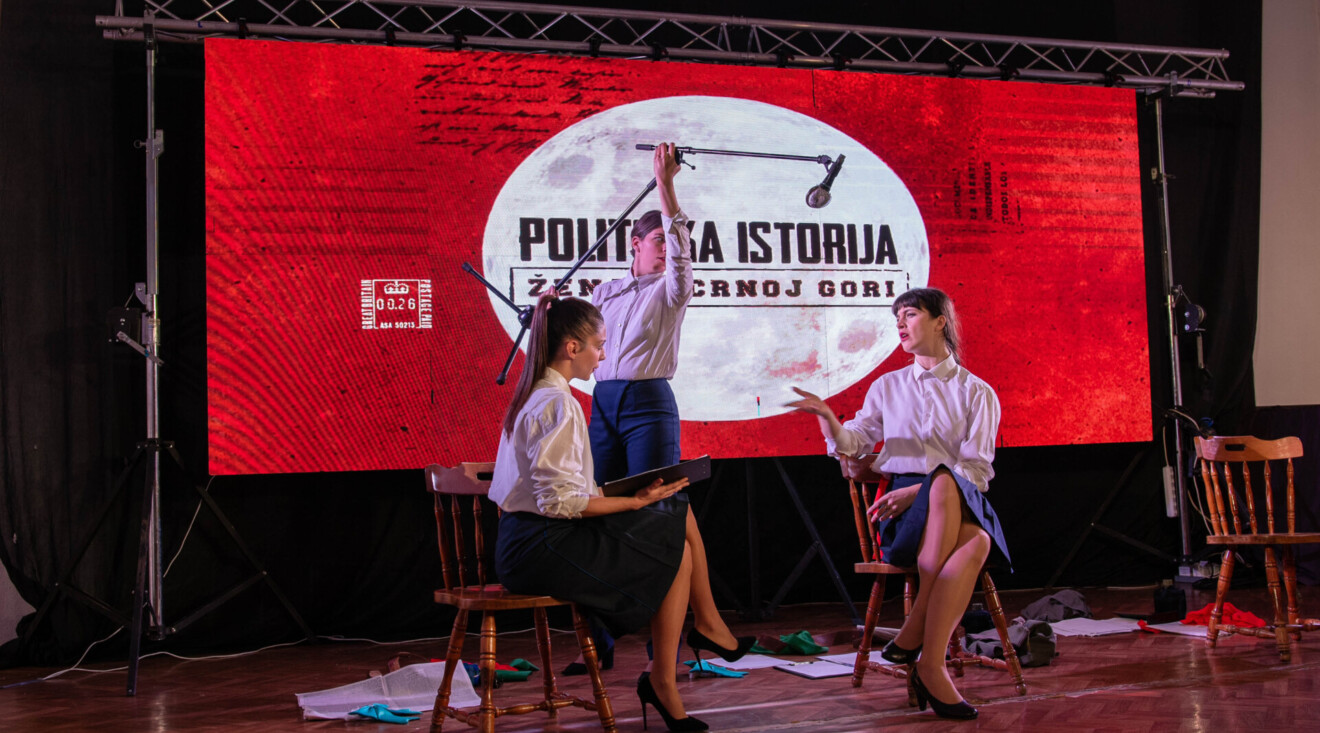 CNP: Predstava “Politička istorija žena Crne Gore” na Velikoj sceni