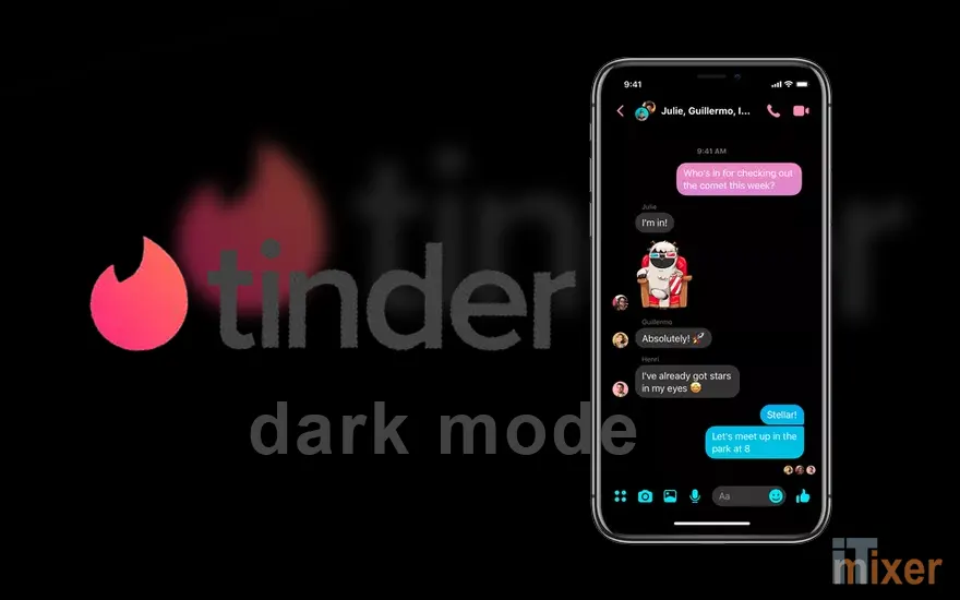 Tinder dobio Dark mode