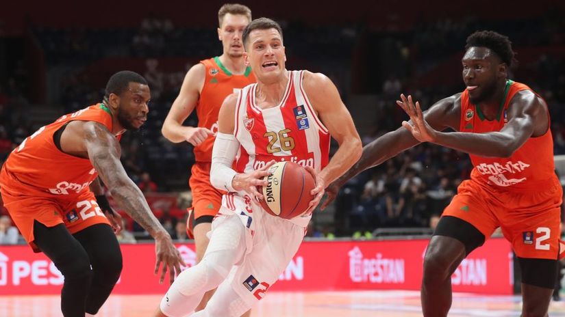 Zvezda skupo platila pobjedu u Milanu: Nedović mjesec dana van terena