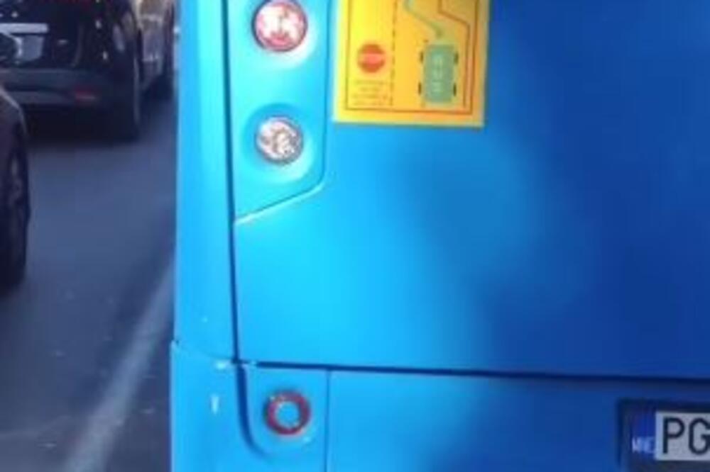 Šta se to nalazi na zadnjem točku gradskog autobusa u Podgorici