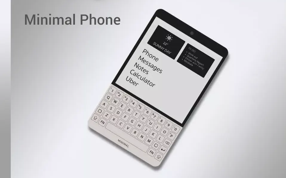 Minimal Phone – kompaktni telefon sa fizičkom tastaturom i E-ink ekranom osjetljivim na dodir