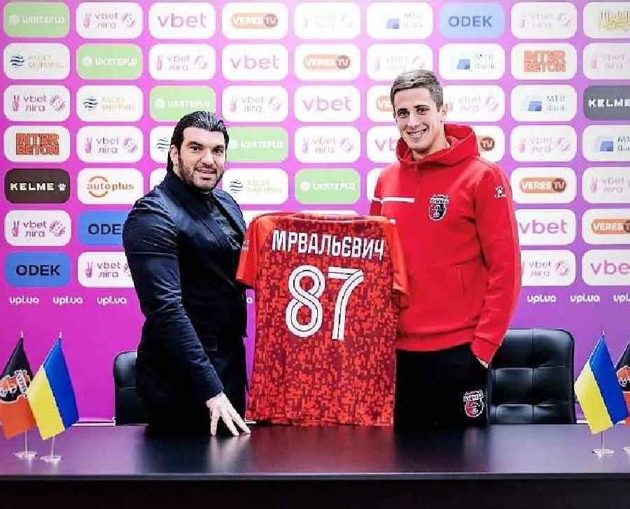 Mrvaljević nastavlja karijeru u Ukrajini