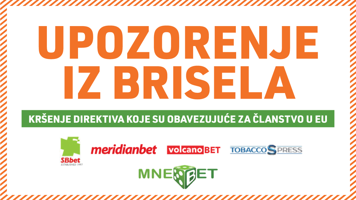 UPOZORENJE IZ BRISELA: Član 68f Zakona o igrama na sreću u suprotnosti je sa više Direktiva EU