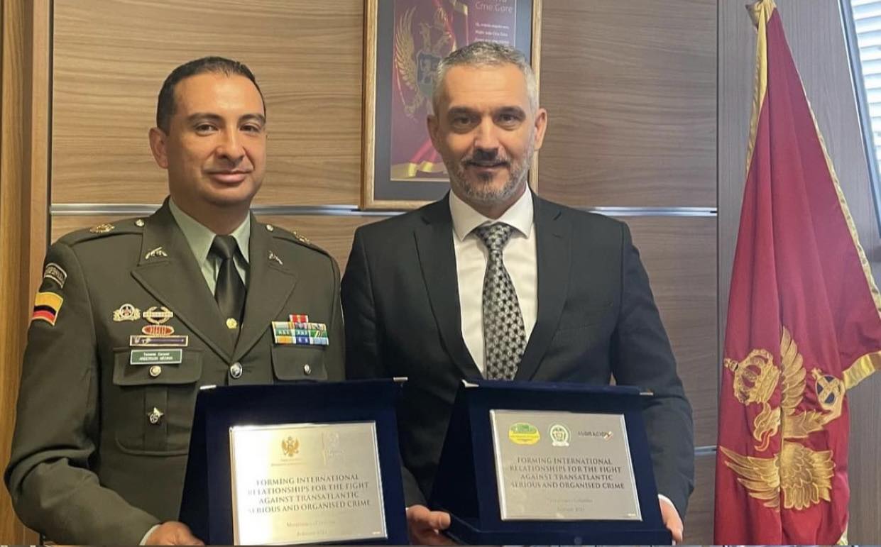 Policije Crne Gore i Kolumbije unapređuju saradnju u oblasti pomorske sigurnosti i borbe protiv narkotika