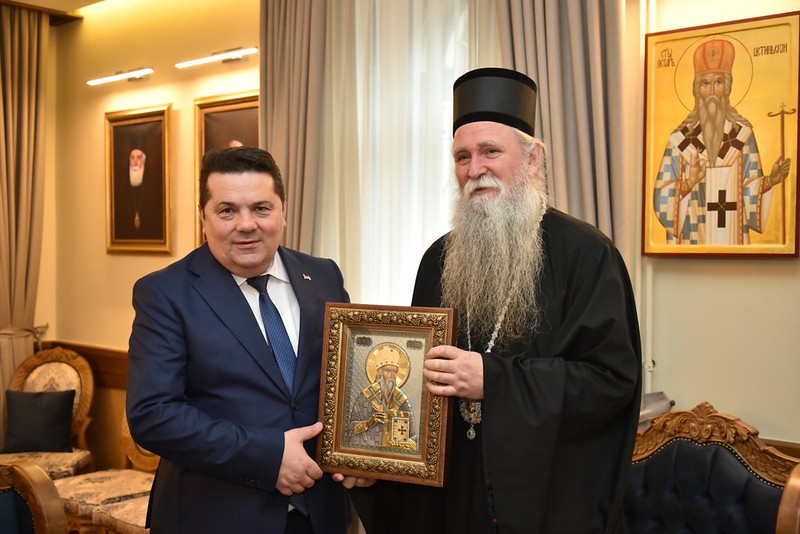 Stevandić se sastao sa Mitropolitom Joanikijem u Cetinjskom manastiru