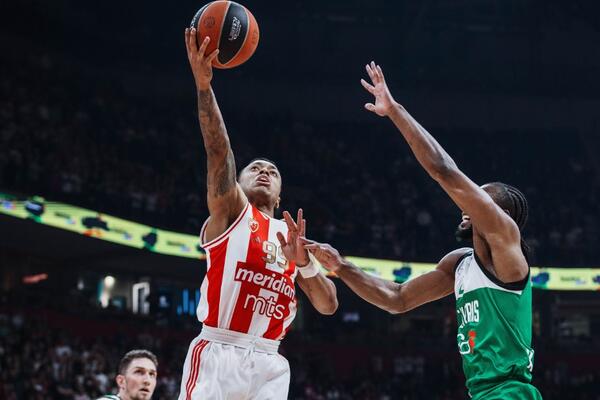 Zvezda u finišu ostala bez pobjede: Sudije pogurale Žalgiris