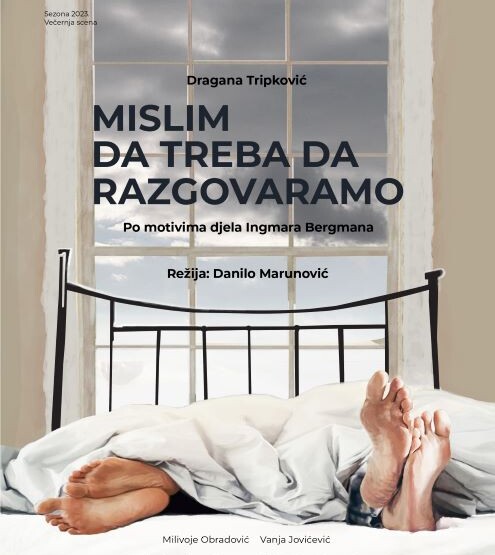 Predstava “Mislim da treba da razgovaramo” 29. februara u KIC-u Budo Tomović