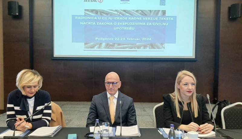 Bešović: U izradi Predlog zakona o eksplozivnim materijama kako bi se uskladili sa EU propisima