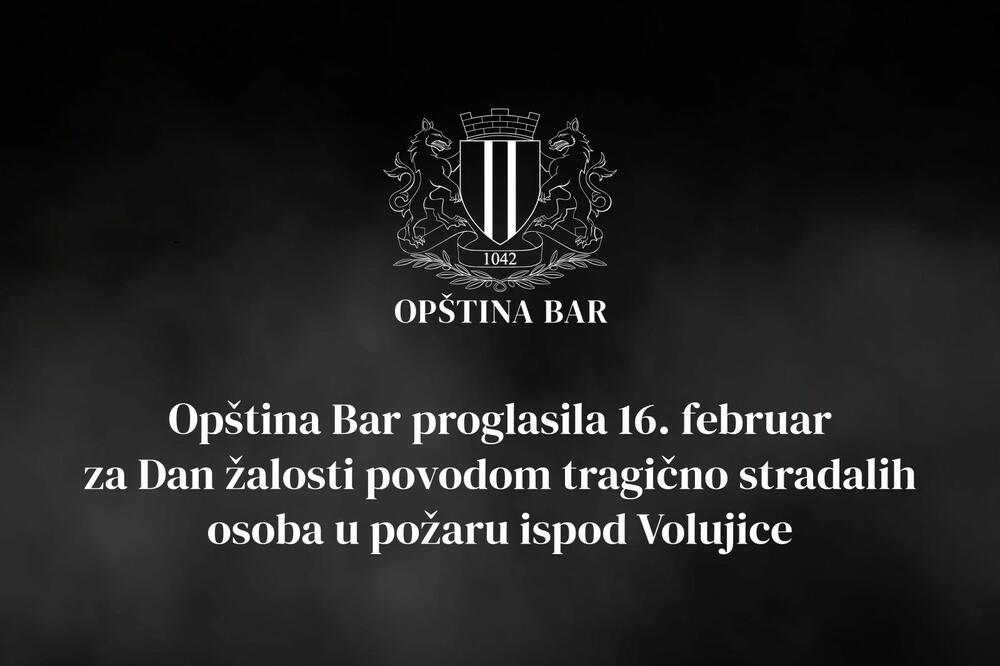 U petak Dan žalosti u Baru