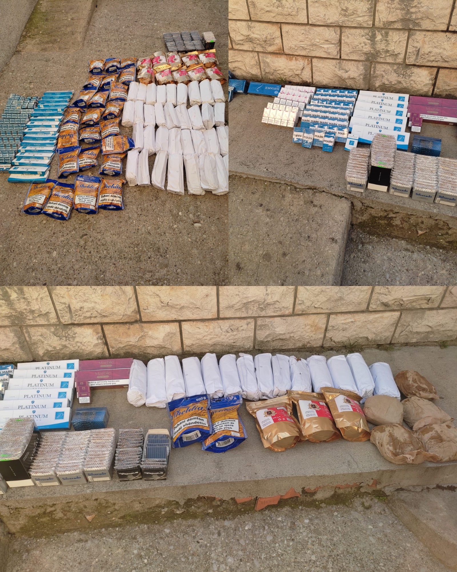 U Podgorici pronađeni rezani duvan i cigarete, uhapšena jedna osoba