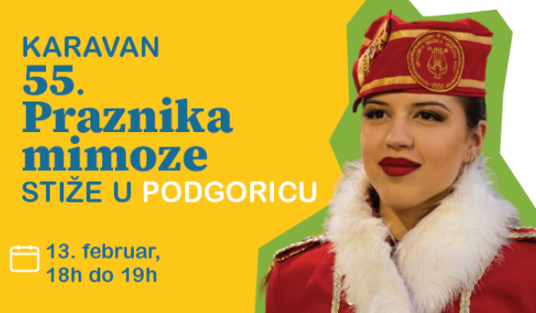 Defile sa karavanom Praznike mimoze prolazi Podgoricom u utorak