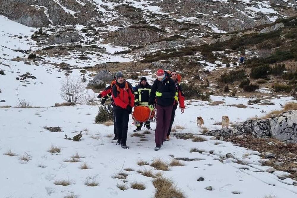 Završena akcija na Durmitoru, spasen povrijeđeni državljanina Srbije