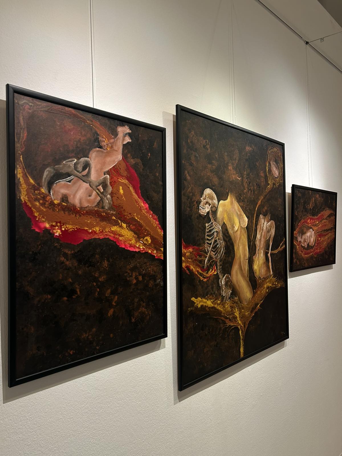 U Centru za kulturu Prijestonice Cetinje: Otvorena izložba slika umjetnice Sandre Bošković pod nazivom „Preobražaj“